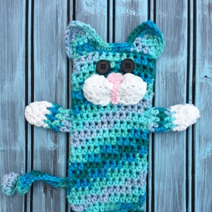 Crochet Kitten Phone Case Pattern Crochet Phone Accessories Crochet Cat Accessories Crochet iPhone Cover image 3