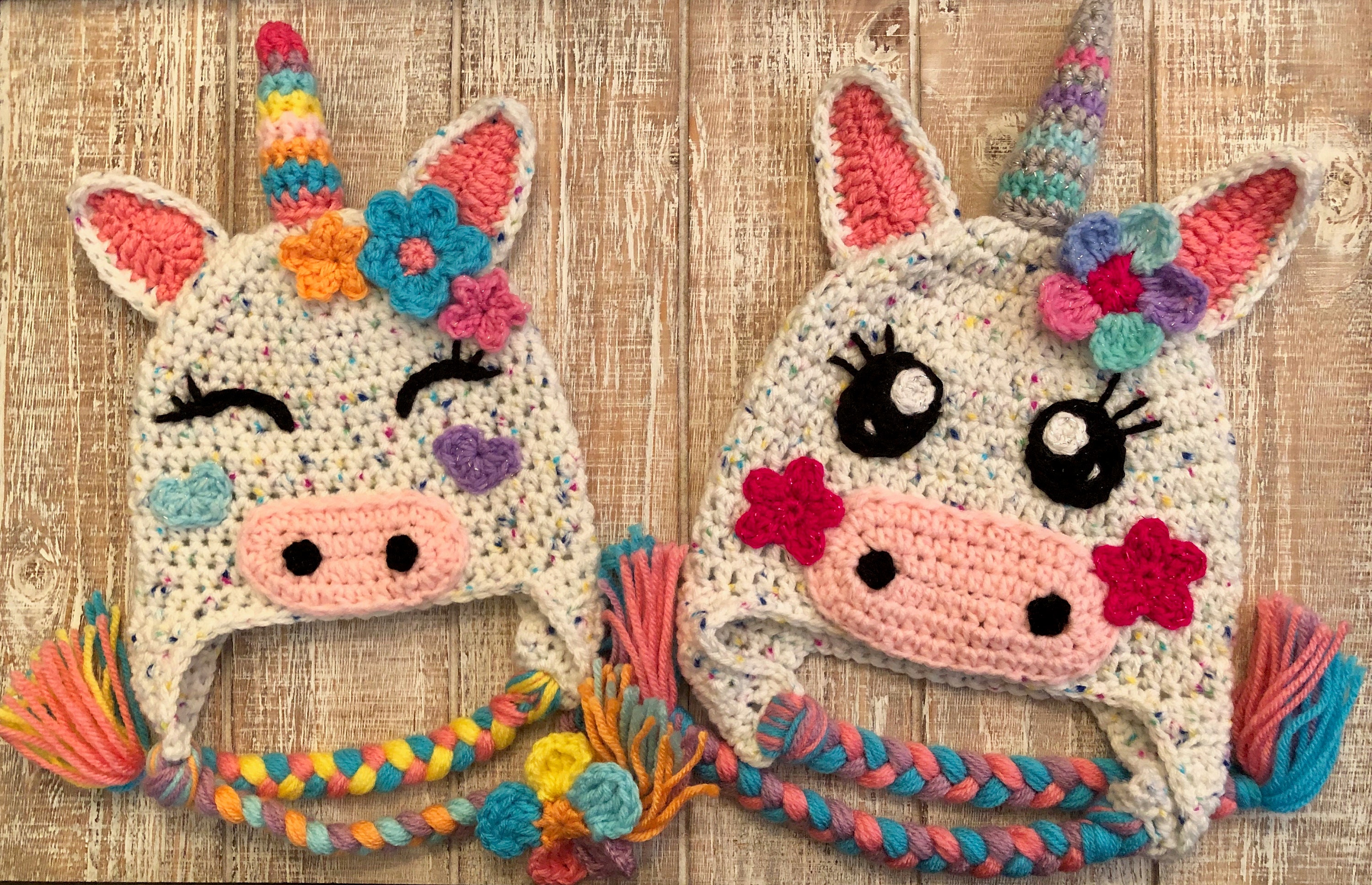 Crochet unicorn best sale hat