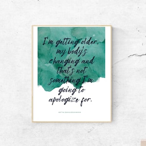 Katya Zamolodchikova Quote - Getting Older Digital Print