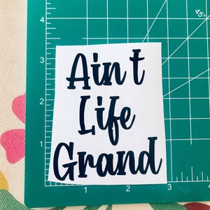 Widespread Panic “Ain’t Life Grand” Window Sticker Car Decal 3”