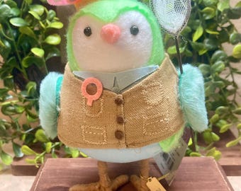 Target SPRITZ ZIPP Bird Featherly Friends Collectible Spring 2022 Decor Retired named “Zipp” Rare Approx. 7”