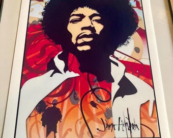 JIMI HENDRIX -BOLD 8 x 10” Photo Print - Rock Music Poster Art Greatest Guitarists