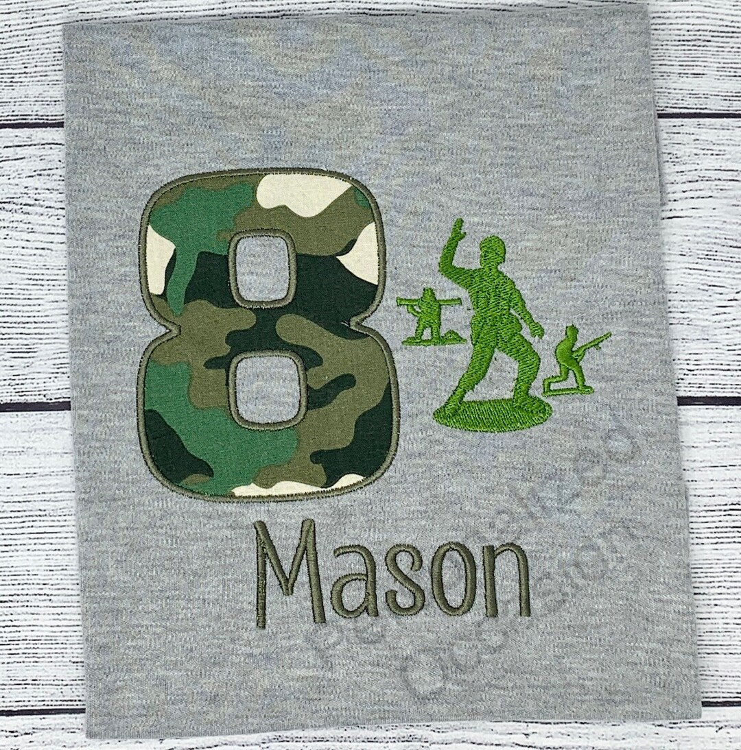 Birthday Boy Army Shirt Army Party Shirt Military Birthday Etsy