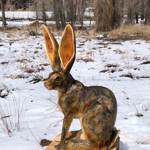 Jack Rabbit Accent Sculpture - Etsy