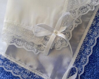 Small handkerchief in taffeta for ceremony