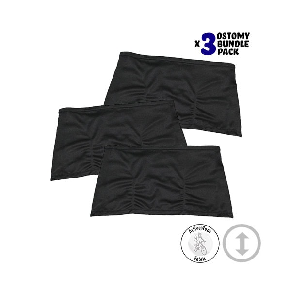CoverUp Ostomy Support Wrap Bundle Pack | 3 ActiveWear Wraps