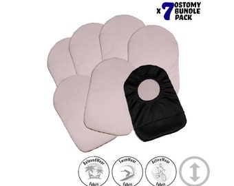 Ostomy Pouch Cover Bundle Pack | 7 ActiveWear Cover