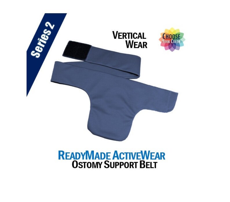Pouchwear™ Vertical Ostomy Bag Support Belt Activewear Etsy