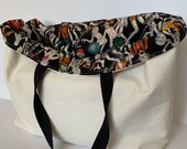 Reusable Shopping Bag, Cotton Shopping Bag, Washable Grocery Bag, Reversible Shopping Bag, Canvas Shopping Bag, Foldable Cloth Grocery Bag,