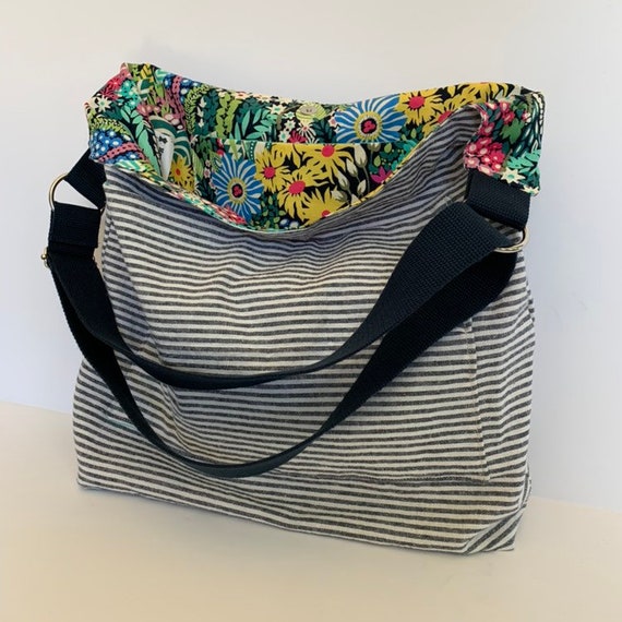 linen messenger bag