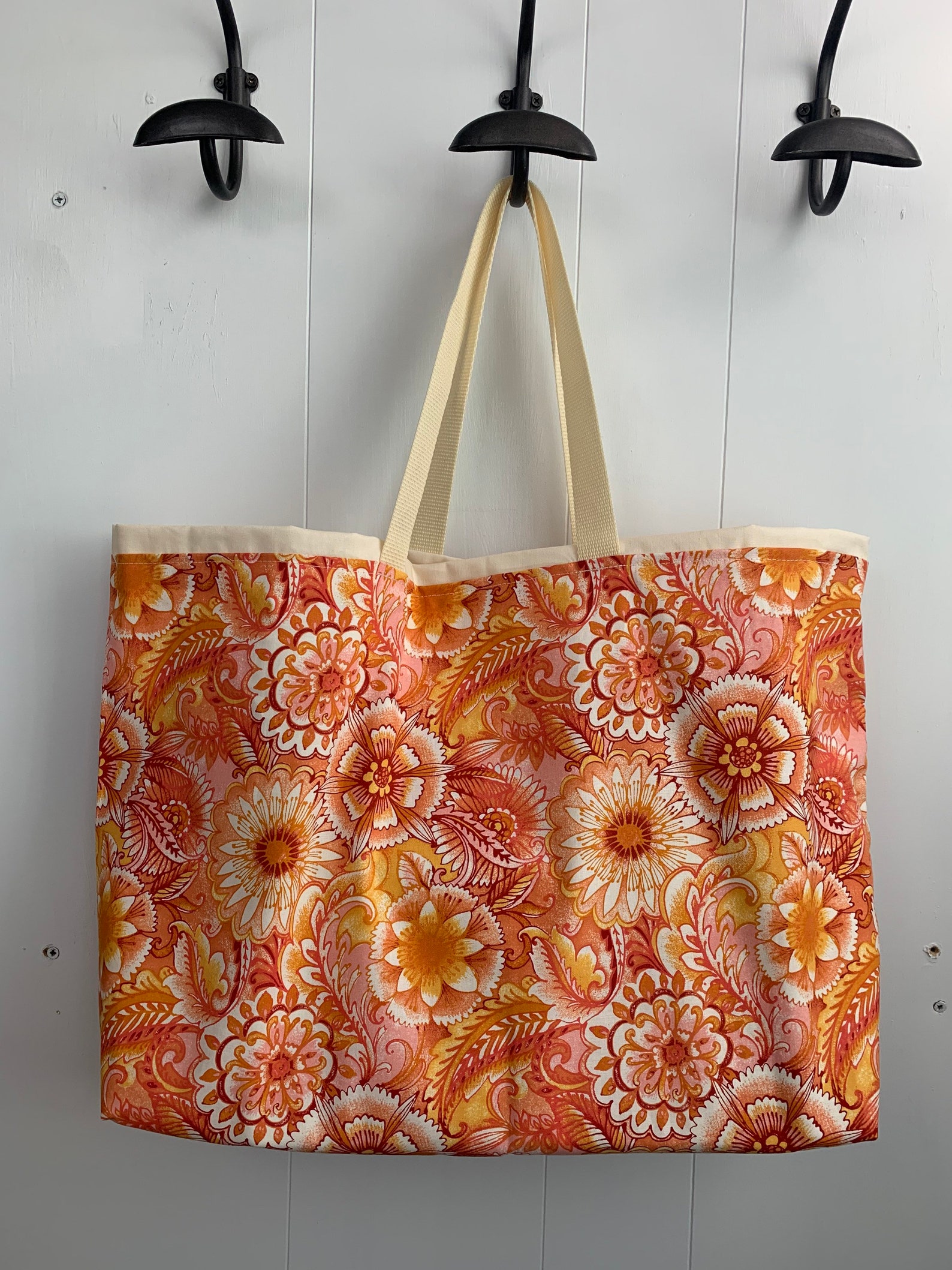 Borsa Della Spesa In Tela Di Cotone - Shopper Riutilizzabile Ecologica 38x42 Cm