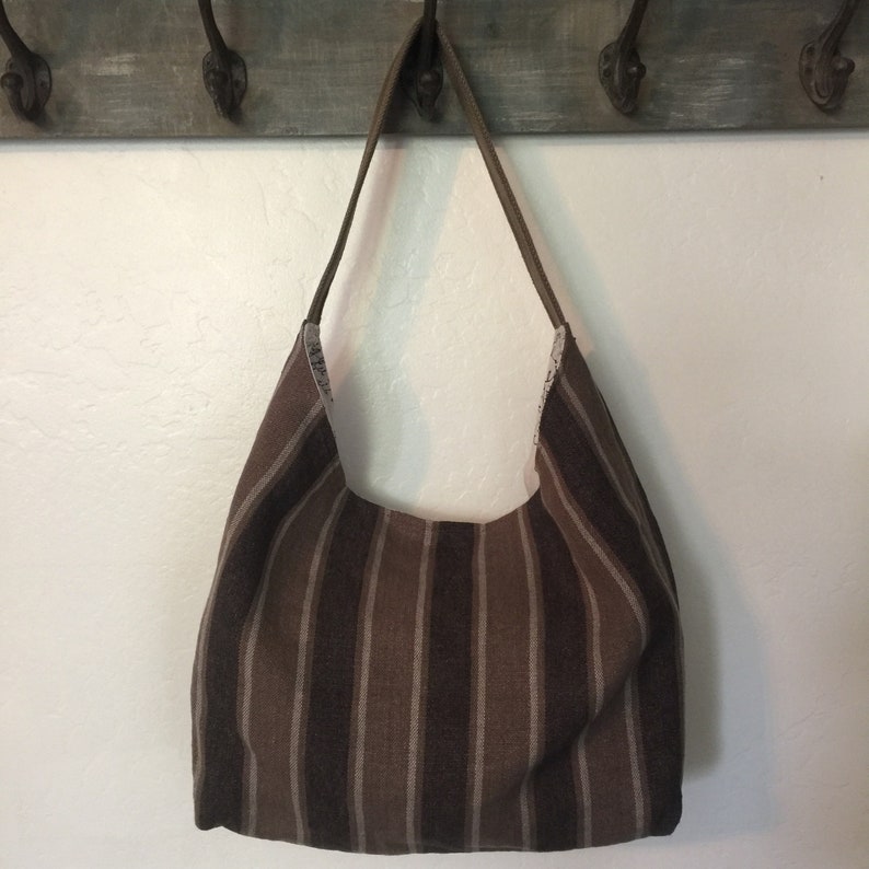 Reusable Bag Cotton Shopping bag Hobo Style Bag Canvas Purse Linen Over the Shoulder Bag Over the Shoulder Purse Washable Shoping Bag