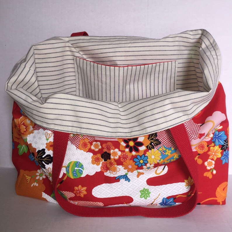 Reusable Shopping Bag Reversible Shopping Bag Market Bag Tote Washable Grocery Bag Cotton Shopping Bag Beach Bag Canvas Shopping Bag