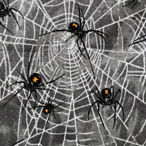 bolso bandolera gótico de terciopelo, bolso bandolera de lona, bolso de hombro de tela, monedero de tela lavable, monederos negros, monedero gótico con araña viuda negra,
