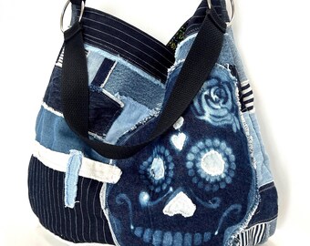 Jeanne Woven Hobo Shoulder Bag