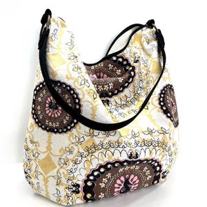 Linen Hobo Bag: Washable Boho Shoulder Purse with Zipper