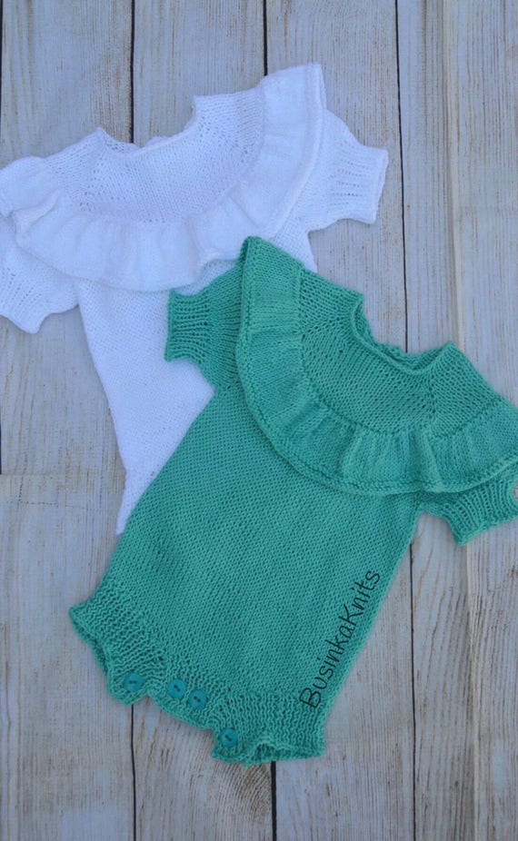 knitted baby starfish outfit