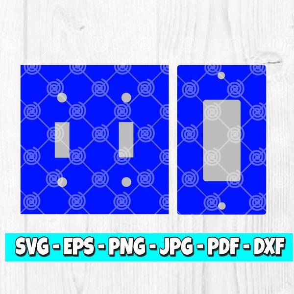 Light Switch Templates SVG | Switch Template svg | Cricut File | Light Switch svg | Silhouette File | Digital Download | svg File