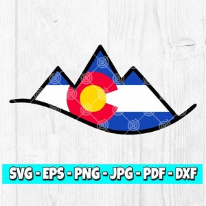 Colorado Flag SVG | Rocky Mountains svg | Colorado State Flag Svg | Colorado | Colorado Flag | Digital | Cricut File | Silhouette