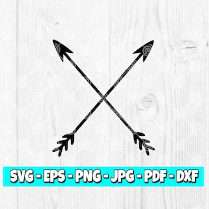 May include: Two black arrows pointing in opposite directions, crossing in the middle, on a white wood background. SVG-EPS-PNG-JPG-PDF-DXF.