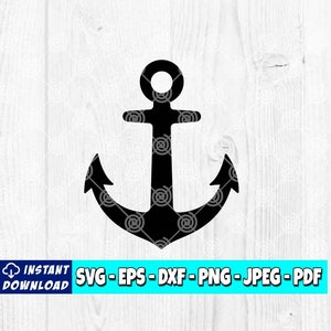Anchor SVG | Nautical SVG | Nautical SVG | Ship Anchor svg | Anchor Clipart | Anchor Clipart | Anchor Vector | Cricut File | Silhouette File