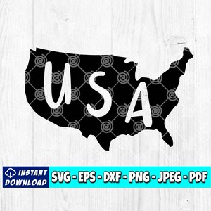 USA Map SVG | United States svg | Patriotic Stars | America svg | USA svg | 4th of July | Memorial Day | Digital | Cut File | Cricut