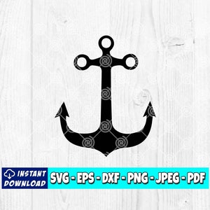 Anchor SVG | Nautical SVG | Nautical SVG | Ship Anchor svg | Anchor Clipart | Anchor Clipart | Anchor Vector | Cricut File | Silhouette File