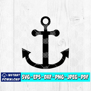 Anchor SVG | Nautical SVG | Nautical SVG | Ship Anchor svg | Anchor Clipart | Anchor Clipart | Anchor Vector | Cricut File | Silhouette File