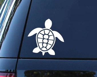 Sticker tortue de mer : Sticker pour voiture, fenêtre, ordinateur portable