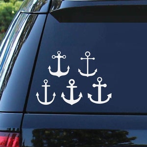 Decalcomania Ancore / Decalcomanie Nautiche / Decalcomania Nautica / Decalcomania Vita Oceanica / Decalcomania Spiaggia / Ancora per Barche / Adesivo Ancora / Decalcomania Auto / Decalcomania Laptop