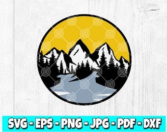 Free Free Mountain River Svg 305 SVG PNG EPS DXF File