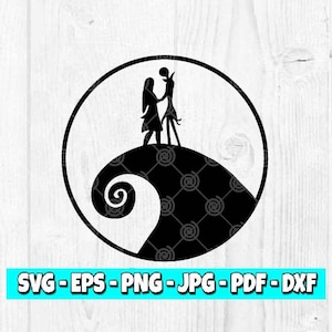 Nightmare Christmas, Skellington, Jack and Sally, Couple at Christmas, Digital Download, PNG Sublimations Ideas