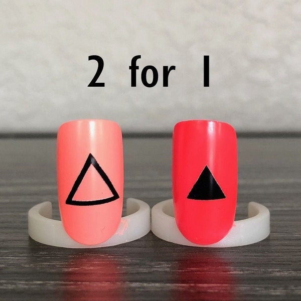 Triangle Nail Decals | Vinyl Nail Decal | Vinyl | Nail Decal | Nail Art | Cute Nail Decals | Triangle Nail Decal