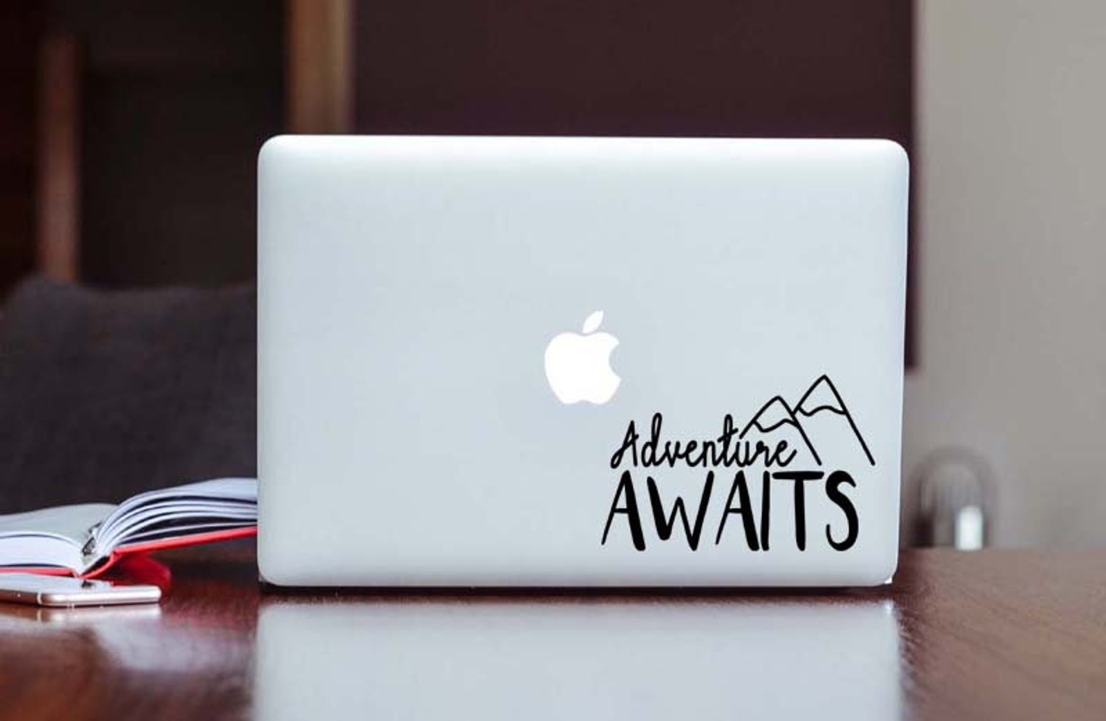 Adventure Awaits Car Decal | Mountains Car Decal | Bumper Sticker ...
