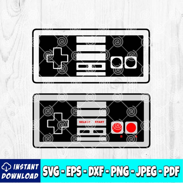 Controller SVG | Gamer svg | Video Game svg | Game Player svg | Game Controller svg | Gamer svg | Gaming svg | Retro Controller | BSDIS