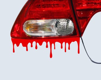 Blood Dripping Decal | Blood Sticker | Dripping Blood | Halloween Decal | Car Decal | Vinyl Decal Sticker | Halloween Decoration