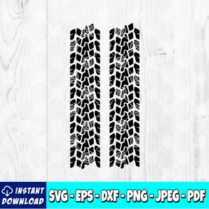 Tire Track SVG | Tire Tread svg | Tracks svg | Mud Tire svg | Off Road Tire Tread | 4x4 | SUV | Cut File | Digital Download | BSDIS
