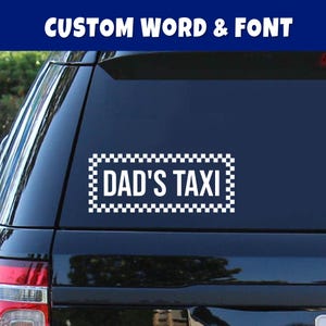 Custom Name Taxi Service | Create Your Own | Nana&#39;s Taxi | Grammy&#39;s Taxi | Taxi Cab | Mom&#39;s Dad&#39;s Taxi | Taxi Service | Uber Lyft Taxi