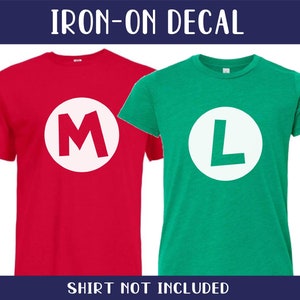 Letter Iron On Decal | Group Costume | Halloween Costume | Iron On Decals | DIY Costume | Halloween Iron On | Family Costume
