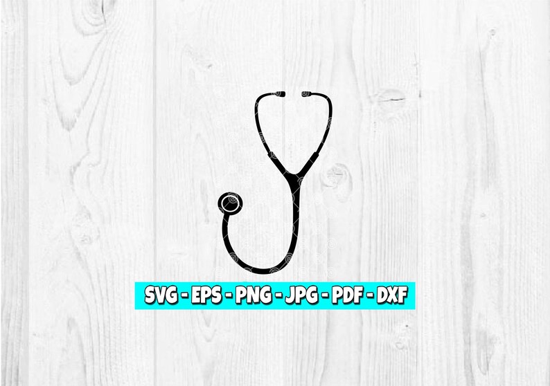 Stethoscope Svg Nurse Svg Doctor Svg EKG Heartbeat Etsy