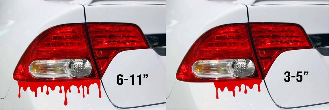 Blood Dripping Decal | Blood Sticker | Dripping Blood | Halloween Decal ...