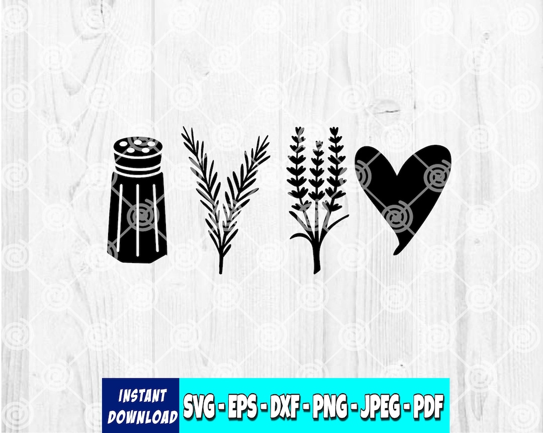 Practical Magic Svg Files Practical Magic SVG: Salt, Rosemary, Lavender Design (commercial ...