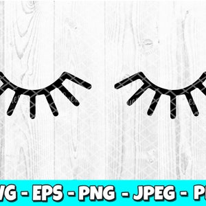 Wimpers SVG | Digitale download | Wimper | Kamerinrichting | Wimper SVG | Kamer decor SVG