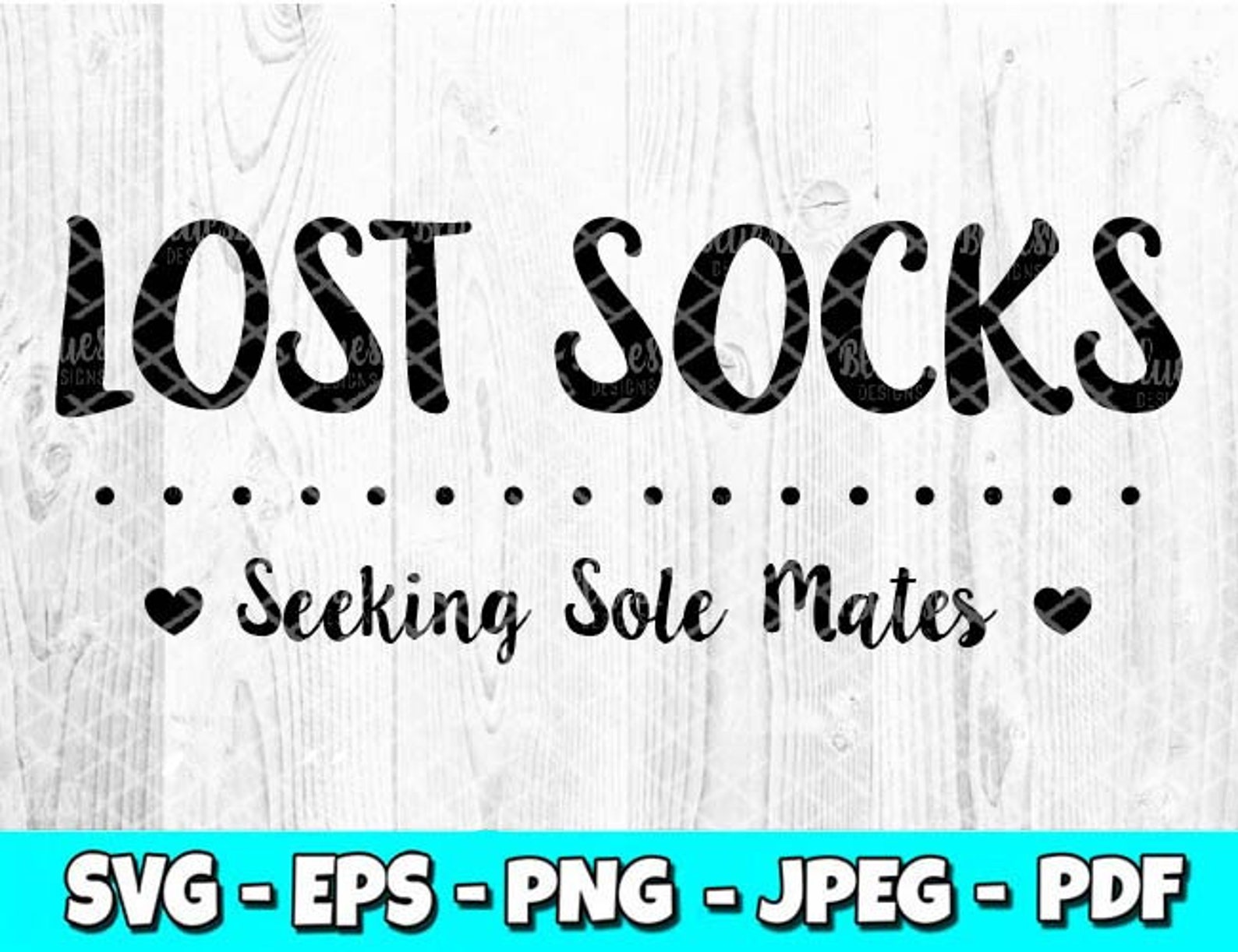 Lost Socks Looking for Sole Mates Laundry Room Decal - Etsy