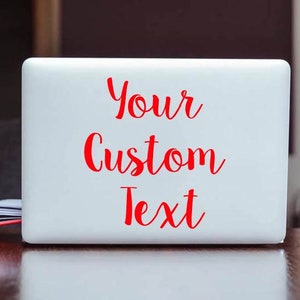 Custom Ornament Decal | Custom Christmas Decal | Create Your Own | Name Decal | Custom Words | Your Text Here | Design Your Own Decal
