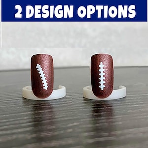 Football Stitches Nail Decals | Vinyl Nail Decal | Vinyl | Nail Decal | Nail Art | Cute Nail Decals | Football Nails