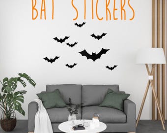 Bat Stickers | Bat Decals | Bat Wall Decals | Halloween | Halloween Decor | Halloween Decal | Halloween Sticker | Halloween Decorations