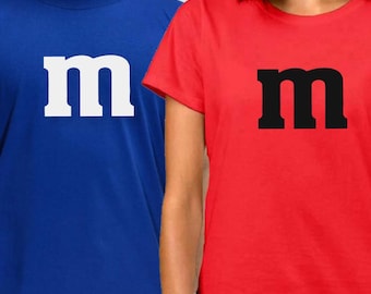M Iron On Decal: DIY Halloween Costume, Group Costume Iron On