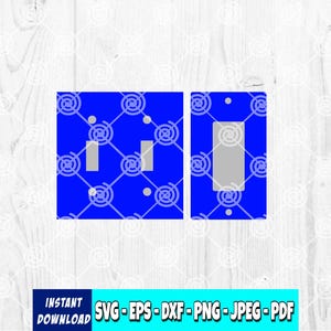 Light Switch Templates SVG | Switch Template svg | Cricut File | Light Switch svg | Silhouette File | Digital Download | svg File