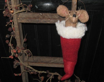 christmas mouse mouse in santa hat peg hanger tree ornament christmas decor holiday decoration santa hat with mouse seasonal decor - Christmas Mouse Myrtle Beach christmas mouse mouse in santa hat peg hanger tree ornament christmas decor holiday decoration santa hat with mouse seasonal decor - Christmas Mouse Myrtle Beach